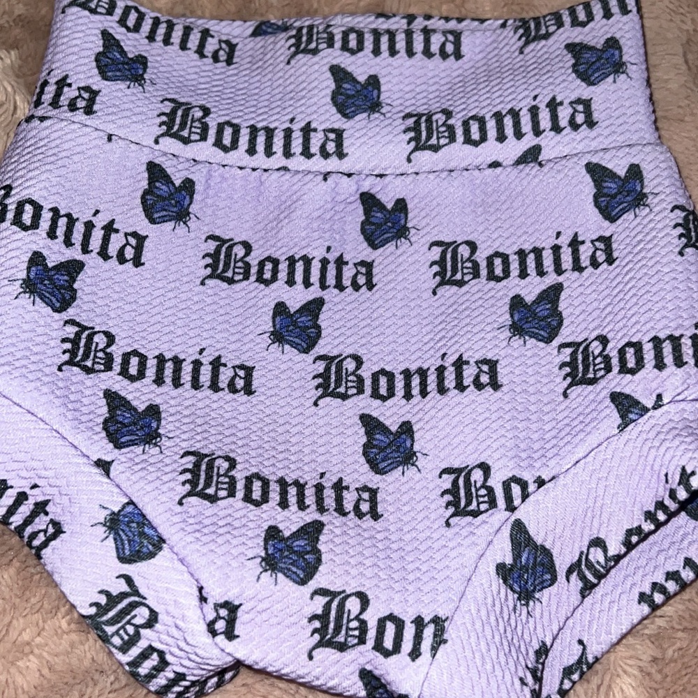 Purple butterfly Shorts/bummies